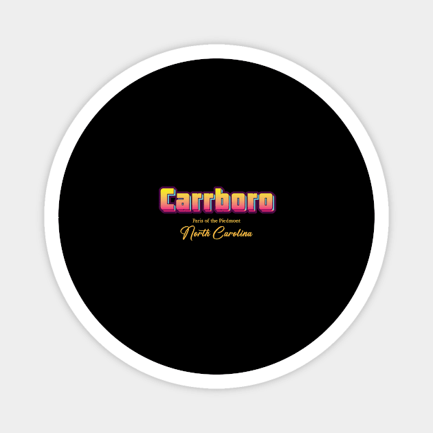 Carrboro Magnet by Delix_shop